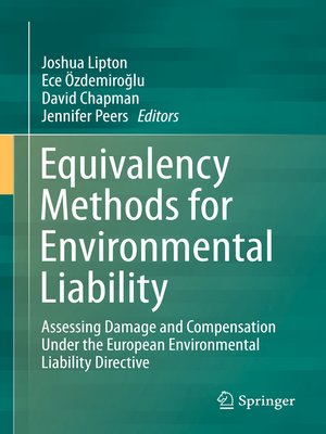 cover image of Equivalency Methods for Environmental Liability